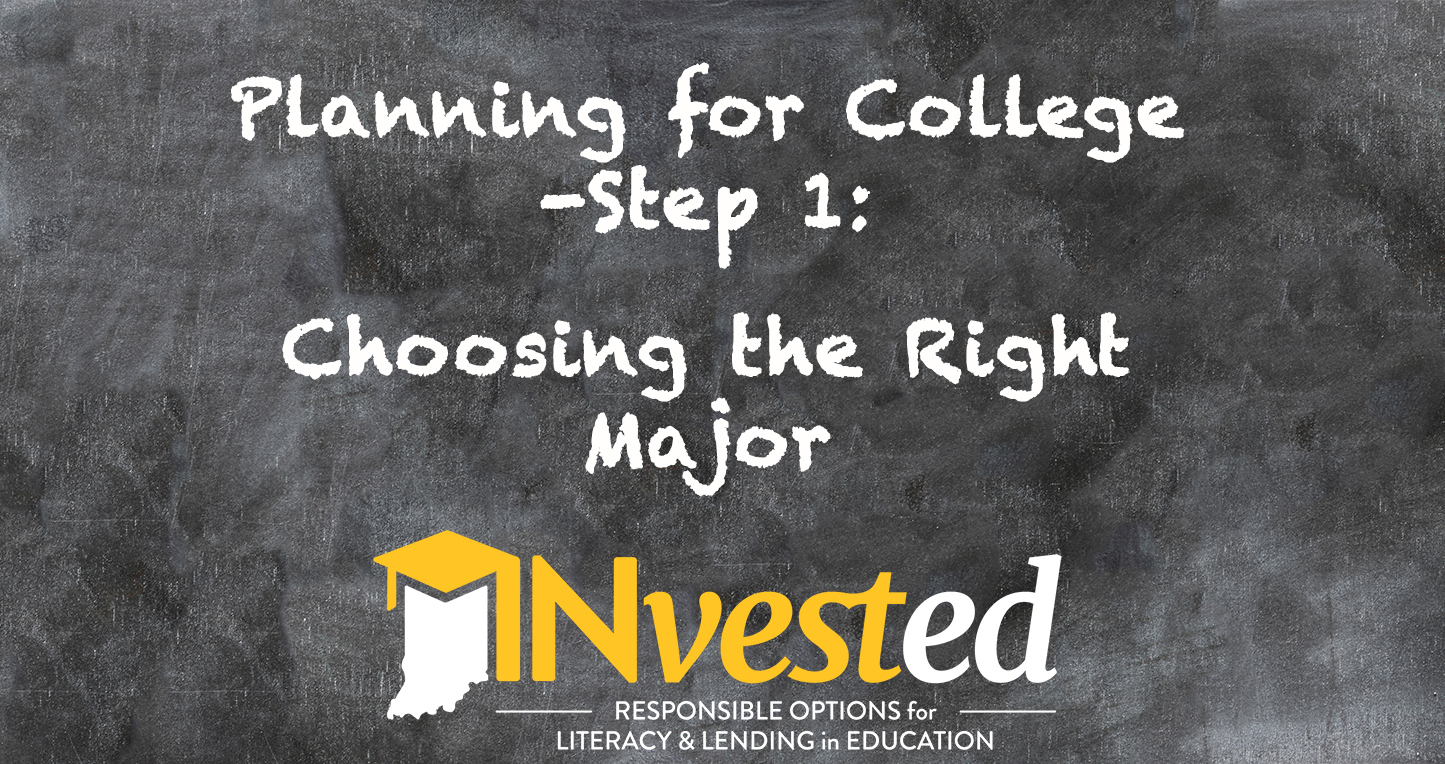 Planning for College. Step 1: Choosing the Right Major