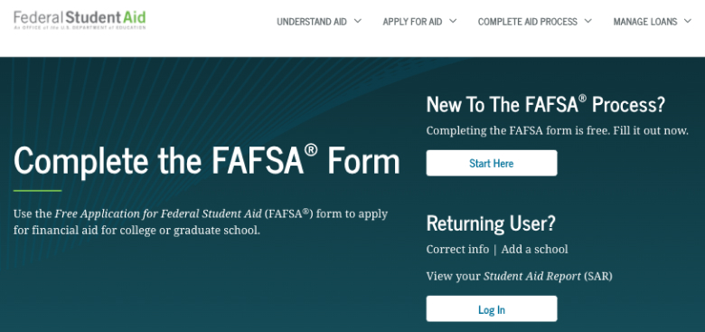 Complete the FAFSA Form